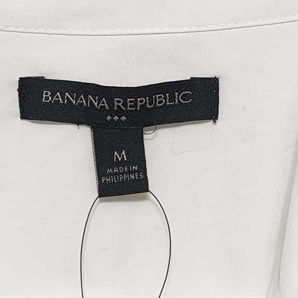 White Banana Republic poplin midi shirtdress- M - Picture 3 of 7